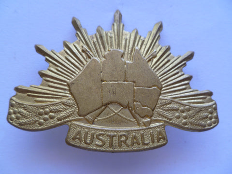 aust rising sun badge surplus store made in 70s