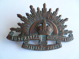 aust army rising sun badge cap m/m stokes