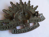 aust army rising sun badge cap m/m stokes