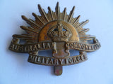 aust brit made rising son badge cap with slider exc ond