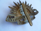 aust brit made rising son badge cap with slider exc ond