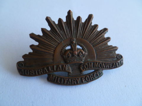 aust rising sun badge collar m/m stokes