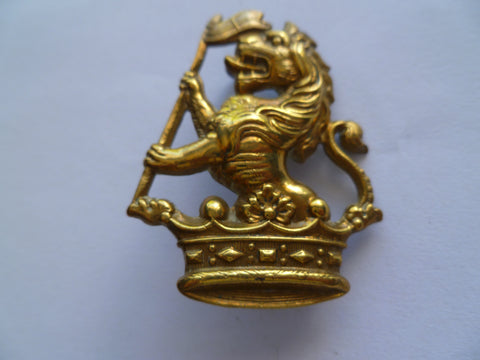 NZ army cap badge !st batt wellington regt m/m gaunt