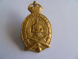 NZ army cap badge railway batt m/m gaunt