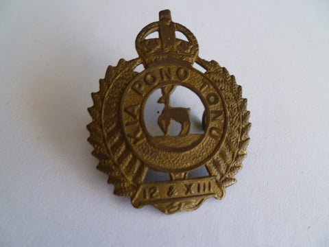 NZ cap badge 13th nth cant and westland regt
