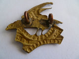 NZ army collar badge right side ex cond 7th m/rifles