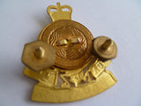 NZ army cap badge qc ordnance 2 screw type ex cond