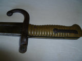 bayonet /sword 1866 chassepot from france has stamps all over good all round cond