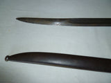 bayonet /sword 1866 chassepot from france has stamps all over good all round cond