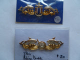 thailand police /navy divers badges 2 ex cond all pins etc good