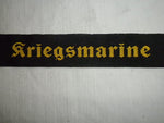 GERMAN KRIEGSMARINE TALLY BAND SMALL PRINT