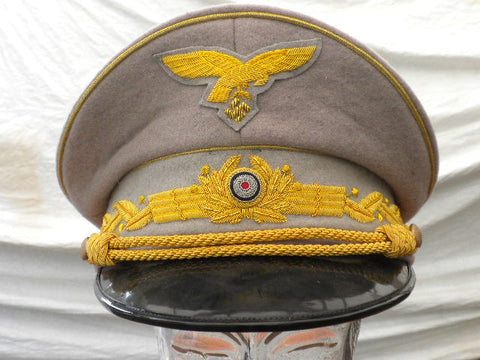 GERMAN WWII LUFTWAFFE REICHSMARSCHALL'S PEAKED CAP