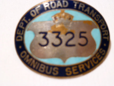 AUSTRALIA NSW DEPT. ROAD TRANSPORT BADGE