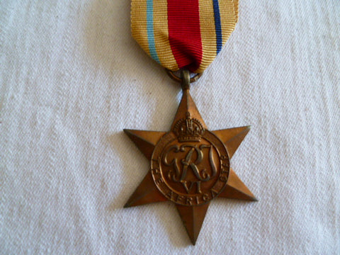 BRITISH AFRICA STAR UNNAMED AS ISSUED GVF +