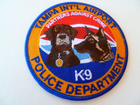 tampa int airport police dept K9