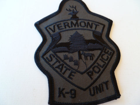 vermont state police K9 unit