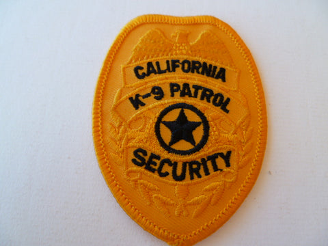 california K9 patrol security