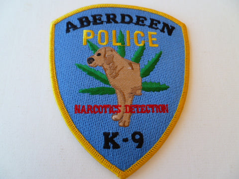 aberdeen police dept narcotics detection K9