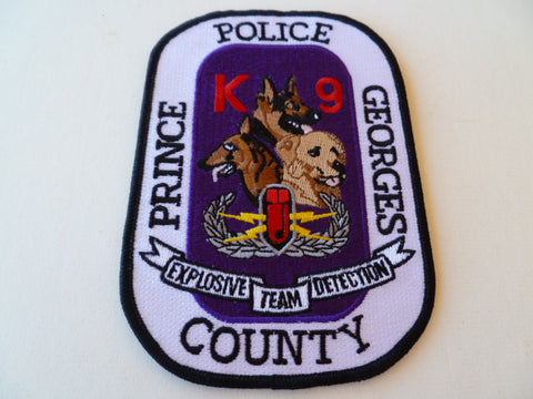 prince georges police county K9 explosive detection team