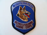 metrolpolitan police dist ofcolumbia K9 corps