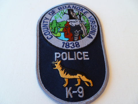 county of roanoke virginia police K9