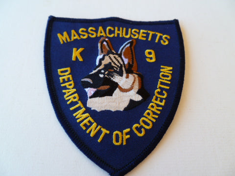 massachusetts K9 dept of corrections