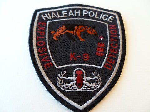 hialeah police K9 explosive detection