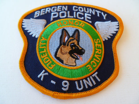 bergen county police K9 unit