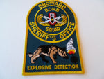 broward sheriffs office bomb squad explosive detection