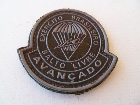 BRAZIL a/b velcro backed small badge