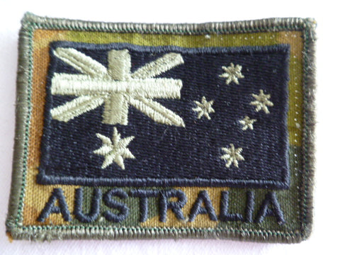 AUSTRALIA genuine flag patch velcroed as used gulf etc