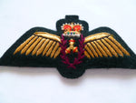 CANADA  gold thread emb airforce wing nav