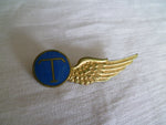 DUTCH EAST INDIES WWII 'T' 1/2 wing original scarce