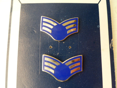 USA USAF rank sgt  pair bright