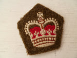 AUSTRALIA  army crown new cond cloth