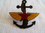BURMA navy badge