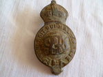 BURMA horse bridle brass badge
