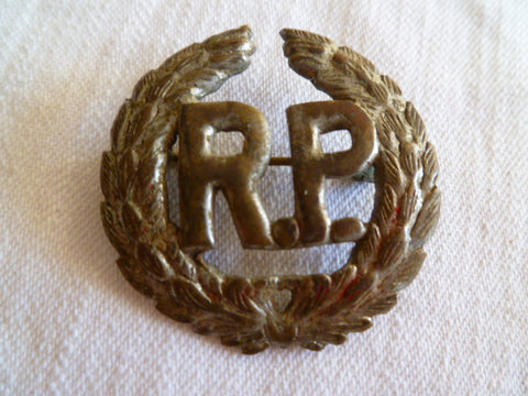 BURMA  rangoon  police  badge no crown
