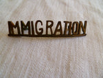 BURMA  IMMIGRATION TITLE  badge