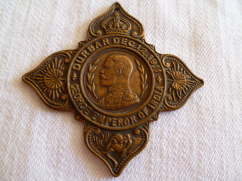 BURMA  1911 durbar geo 6th  medallion