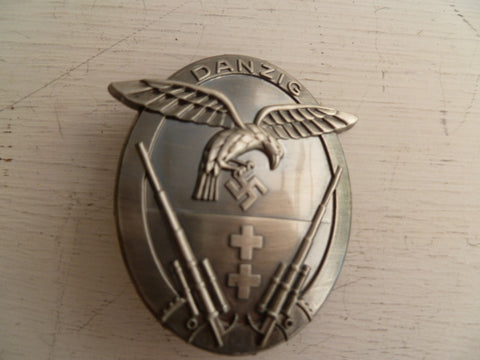 GERMAN WWII REPRO badge DANZIG flak