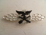 GERMAN WWII REPRO badge L/W close combat clasp silver