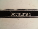 GERMAN WWII REPRO officers cufftittle 'Germania'