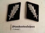 GERMAN WWII REPRO SS officers  rank tabs standarten fuhrer