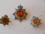 NEW ZEALAND rnz transport corps cap badge and collar s metal lug