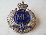 NEW ZEALAND  MP cap badge  metal  lugs