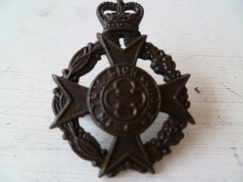 NEW ZEALAND chaplain corp cap badge  metal bronze q/c