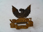 NEW ZEALAND  7th wgton west coast collar  metal  lugs