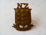 NEW ZEALAND  ordinance corps old brass cap badge