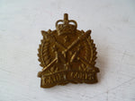 NEW ZEALAND  cadet corp cap badge  metal  lugs q/c